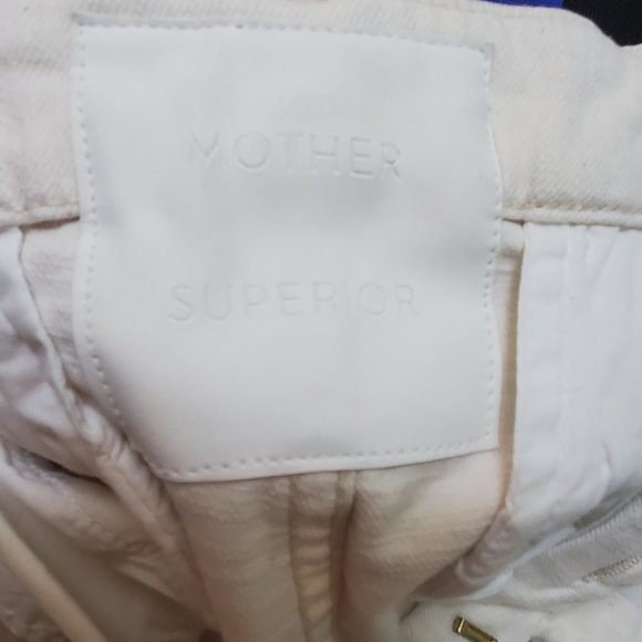 NWT MOTHER The Shaker Prep Fray Crop Jeans Size 31 MOTHR21072 Act Natural Cream - Picture 9 of 13